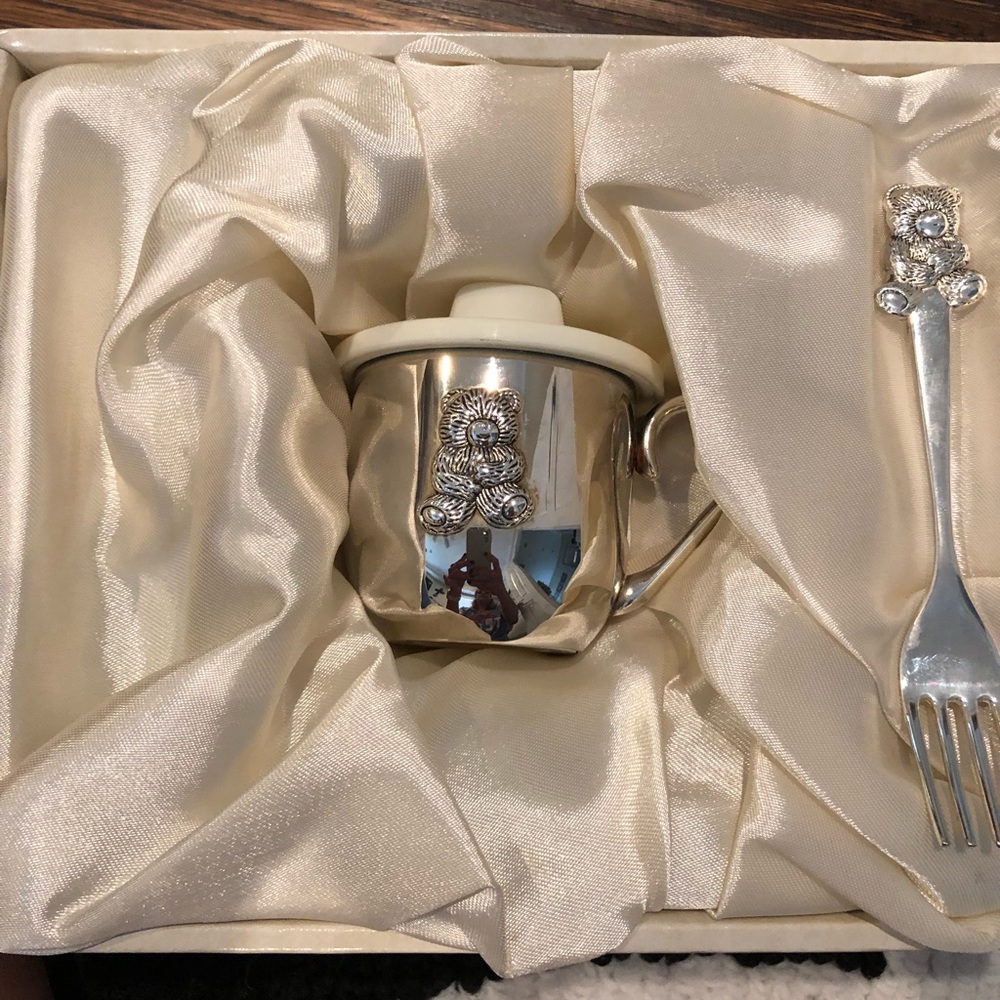 Baby cup & fork